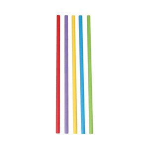 Depa drinkrietje assorti papier 200x6 mm fsc (250 stuks)