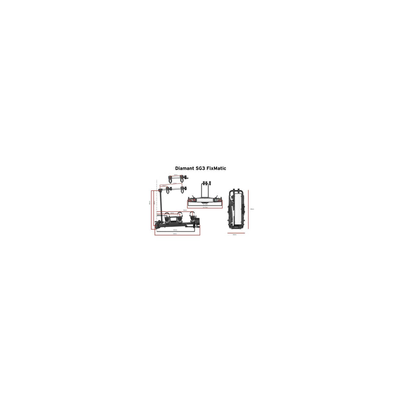 Chargez l'image dans la visionneuse de la galerie, Pro-user fietsendrager diamant sg3 fixmatic
