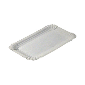 Kartonnen schaaltjes ongevoerd duplex wit 12x19cm (1000 stuks)
