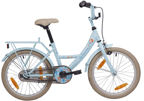 Bikefun Kinderfiets 18 Flower Fun blauw