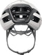 Abus fietshelm powerdome shiny white s - 51-55 cm - wit - geschikt voor gebruik op racefietsen - gravelbikes - 210 g