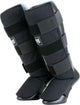 Super pro combat gear scheenbeschermer savior zwart wit small