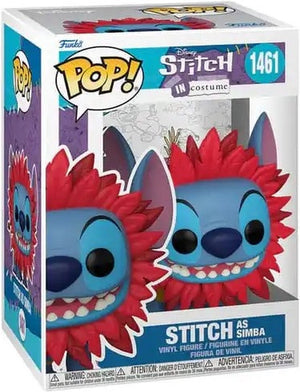 Funko lilo stitch pop! buddy vinyl figure costume- simba 9 cm