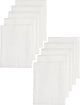 Meyco baby uni hydrofiele doeken - 10-pack - white - 70x70cm
