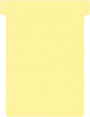 Nobo t-planbordkaarten index 3, ft 120 x 92 mm, geel