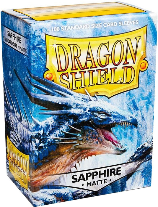 Arcane tinmen dragon shield - standaard size card sleeves sapphire matte 100x