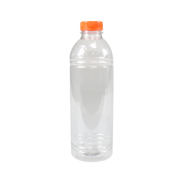Fles rpet met oranje dop (65x1000ml)