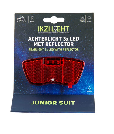 Ikzi light achterlicht drager junior 3xled