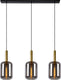 Lucide joanet - hanglamp - 3xe27 - fumé