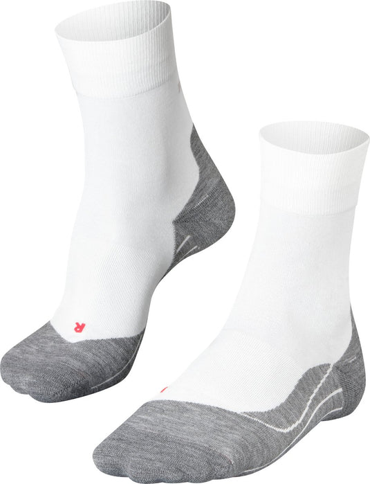 Falke ru4 anti-blaar katoen functioneel materiaal hardloopsokken heren wit - maat 42-43