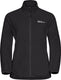 Jack wolfskin moonrise fz w dames outdoorjas - black