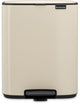 Brabantia bo pedaalemmer - 12 liter - soft beige