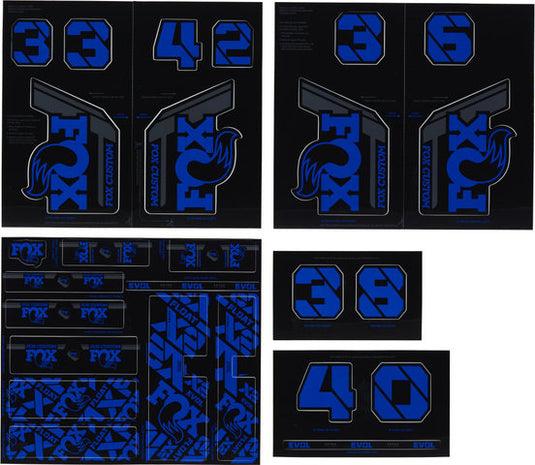 Fox racing shox custom fork and shox kit 2021 sticker set