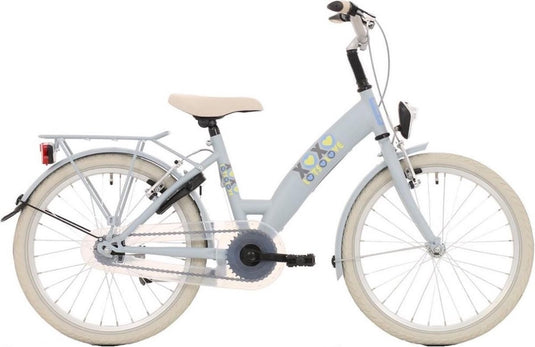 Bikefun kinderfiets 20 lots of love met remnaaf - blauw