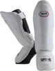 Super pro combat gear thai-pro shin guard wit zwart medium