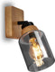 Briloner - royk - leeslamp, wandlamp binnen, lamp, wandlamp binnen, draaibaar, woonkamerlamp, zwart