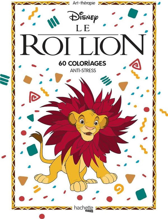 Hachette heroes grand bloc disney - le roi lion - - kleurboek voor volwassenen