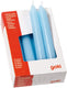 Goki kaarsjes blauw, 10st.