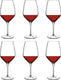 Luigi bormioli atelier rode wijnglas (ø9,1 cm) (set van 6)