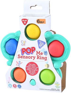 Playgo baby sensorische ring met ballen - 6dlg.