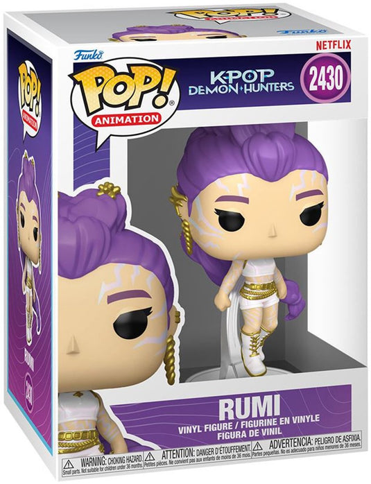 Funko pop animation: kpop demon hunters - rumi met kans van 1 op 6 op glow in the dark variant