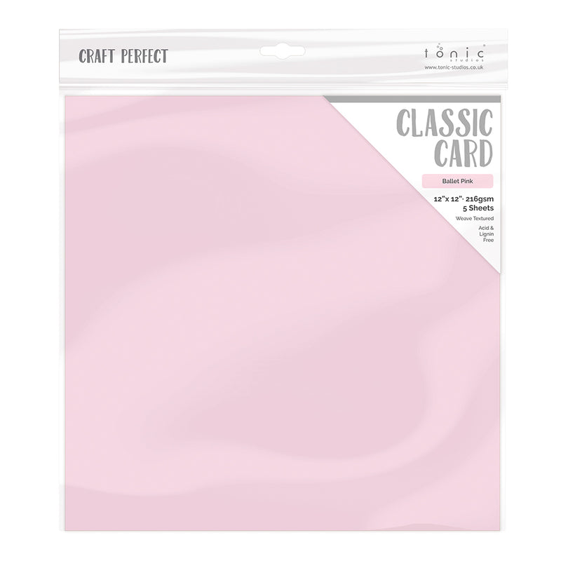 Load image into Gallery viewer, Craft perfect by tonic studios craft perfect • klassieke kaart 30,5x30,5cm 5pcs ballet pink
