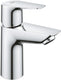 Grohe start edge wastafelkraan - waterbesparend - energiebesparend - push open waste - chroom
