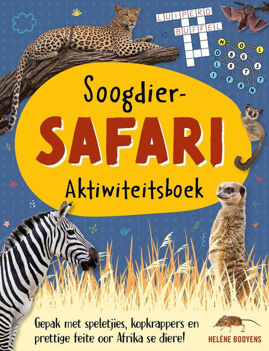 Soogdier-safari aktiwiteitsboek