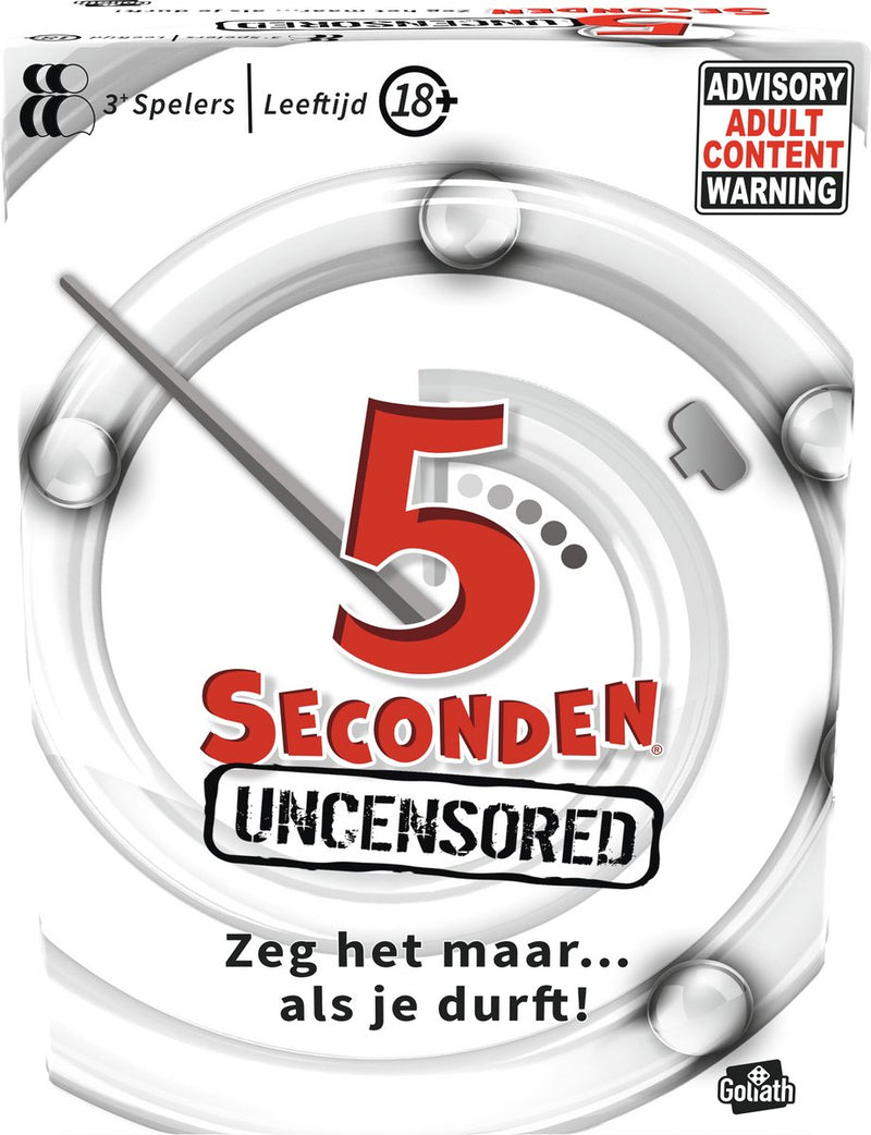 Afbeelding laden in galerijviewer, Goliath 5 seconds 18+ - partyspel - kaartspel - raadspel

