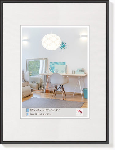 Walther new lifestyle - kunststof lijst - fotoformaat 20x30 cm - zwart