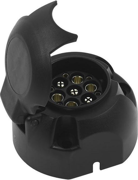 Proplus stekkerdoos - 13-polig - multicon west - pvc - zwart