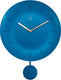 Merkloos sans marque nxt bowl – wandklok – 30 cm – plastic – turquoise – stil