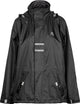 Ralka regenjack waterdicht reflectie - junior - zwart - 176