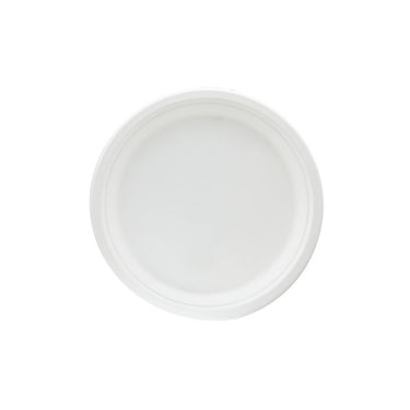 Bord rond suikerriet 26cm (500 stuks)