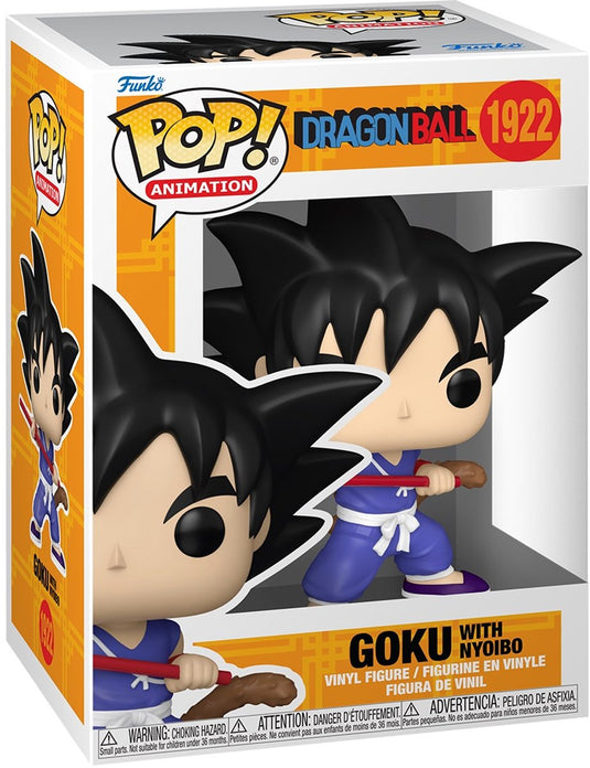 Funko pop animation: dragon ball - goku with nyoibo pop