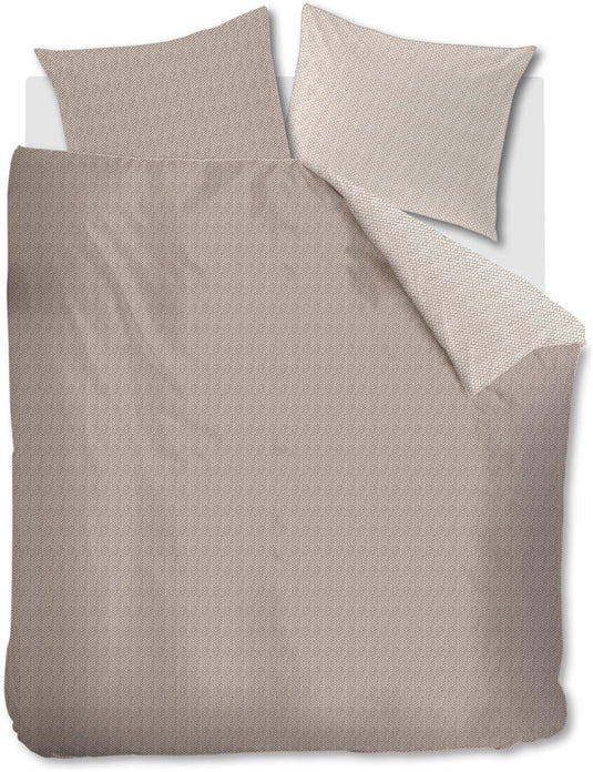 Riviera maison twisted dekbedovertrek - lits-jumeaux xl - 260x200 220 - zand