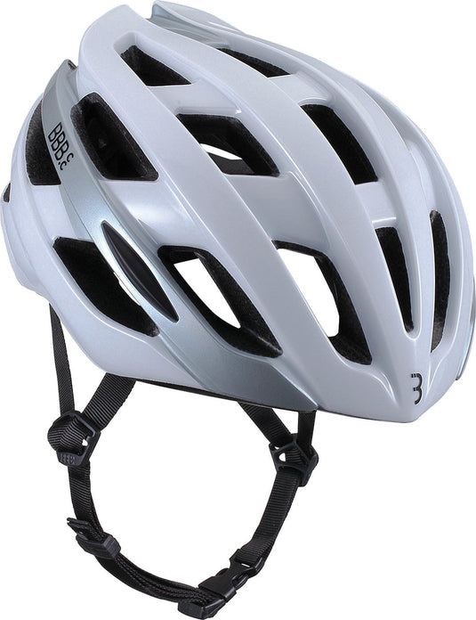 Bbb cycling hawk racefiets helm - large: 58-62 cm - wielrenhelm - fietshelm volwassenen - sporthelm - glanzend wit - maat l - bhe-151