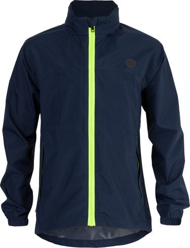 Agu go kids regenjas essential - blauw - 116 - meisjes jongens - waterdicht ademend