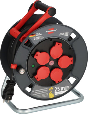 Brennenstuhl professional kabelhaspel | 300 ku 2200 | ip44 | 25m | h07rn-f 3g2,5 - 9232250100