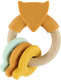Trixie houten activiteitenring met silicone - mr. fox - bijtspeelgoed - leuk als geboortegeschenkje
