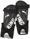 Puma king is ankle unisex scheenbeschermer - black- white