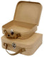 Creativ company kofferset 2 stuks 25,5x20x8 cm en 22,5x18x6,5 cm