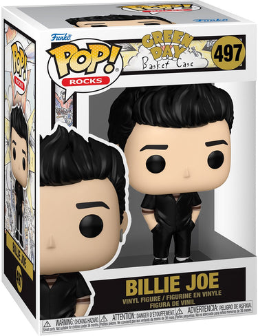 Funko green day billie joe (basket case) (pop rocks) vinyl figur 497 unisex pop! - neutraal - standard