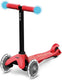 Micro mini2grow deluxe magic led | step scooter in de kleur rood voor kinderen vanaf 12 maanden | max 50 kg