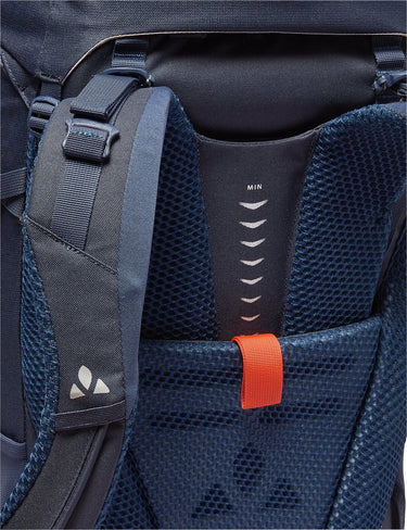 Vaude asymmetric 52+8, unisex, rugzak