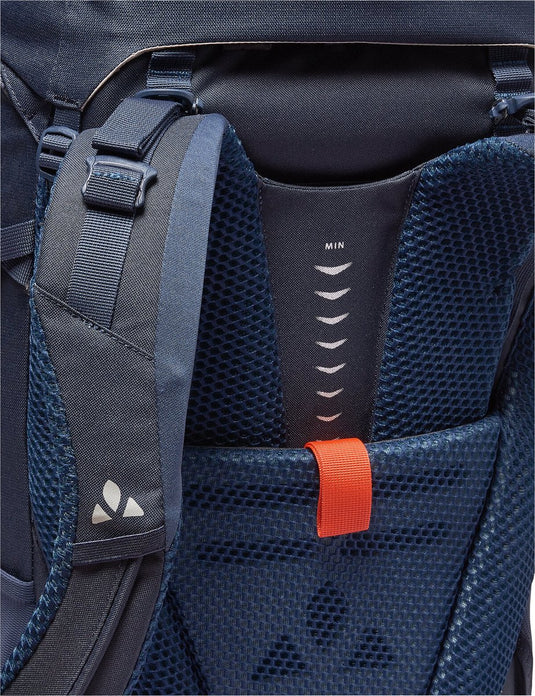 Vaude asymmetric 52+8, unisex, rugzak