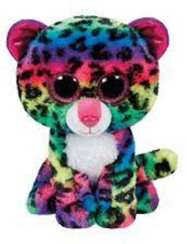 Ty - knuffel - beanie boos - dot leopard - 15cm
