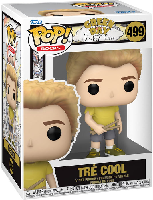 Funko green day tre cool (basket case) (pop rocks) vinyl figur 499 unisex pop! - neutraal - standard