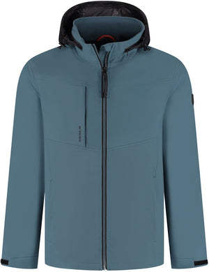 Kjelvik outdoorjas remy blauw