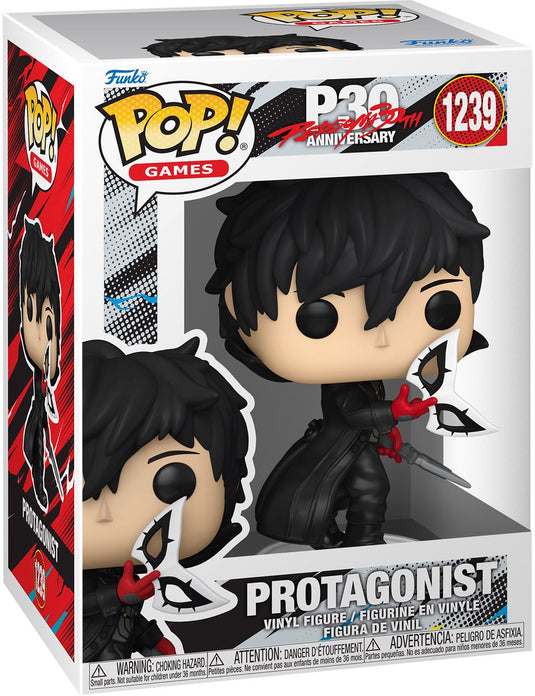 Funko persona 5 pop! games vinyl figure protagonist (ren) 9 cm